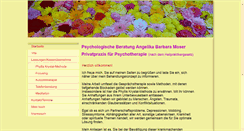 Desktop Screenshot of angelika-barbara-moser.de